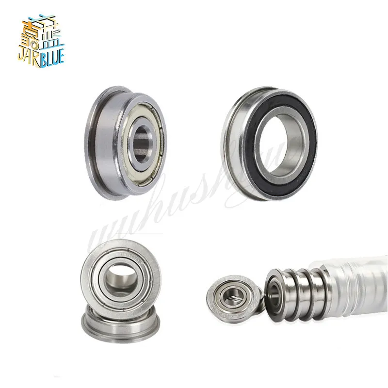 

5PCS F6000 F6001 F6002 F6003 F6004 F6005 F6006 ZZ Z RS 2RS Flange Ball Bearings