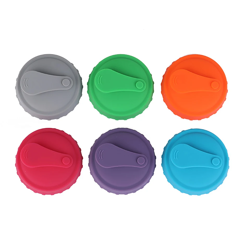 Soda Can Lid Silicone Reusable Stopper Fits Standard Cans For Soda Beer Drinks Juice Coke Beverage