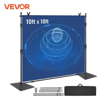 VEVOR 10x10ft Heavy-Duty Backdrop Stand 1