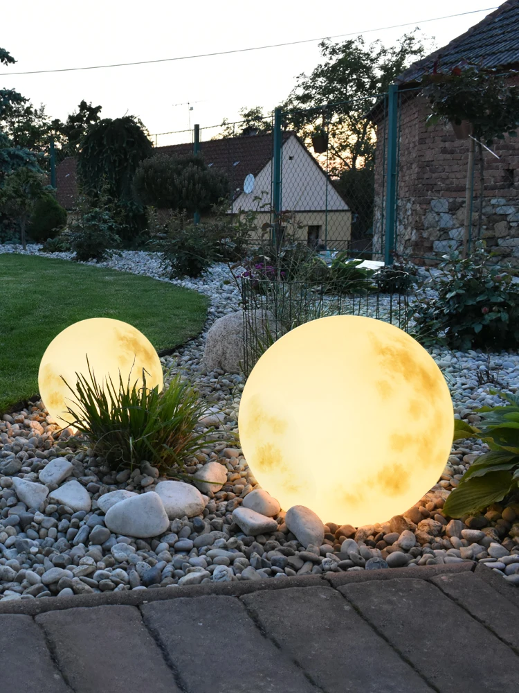 

Moon Light Outdoor Waterproof Solar Landscape Courtyard Balcony Ambience Light Lawn Floor Lamp