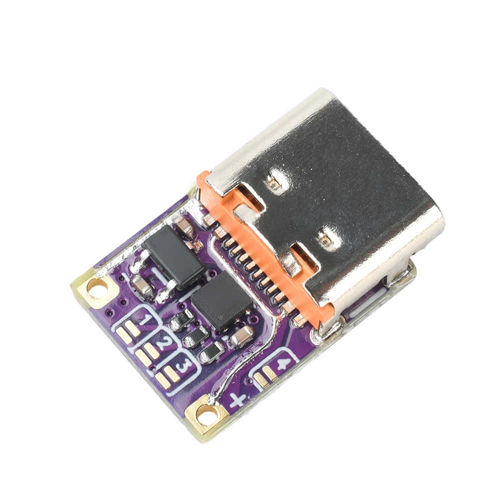 Universal Fast Charging Module with Adjustable Voltage and PD to DC Type-C Interface
