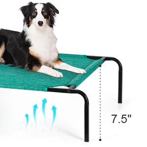 Dog Bed Elevated Dog Bed Cooling Raised Dog Cot Indoor &amp; Outdoor Waterproof Dog Cat Bed