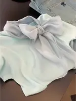 Unique Sle ort Sve T-irt Women's Mint een  Knot Top Moisture ng Knitted Summer Faion Commute Sle