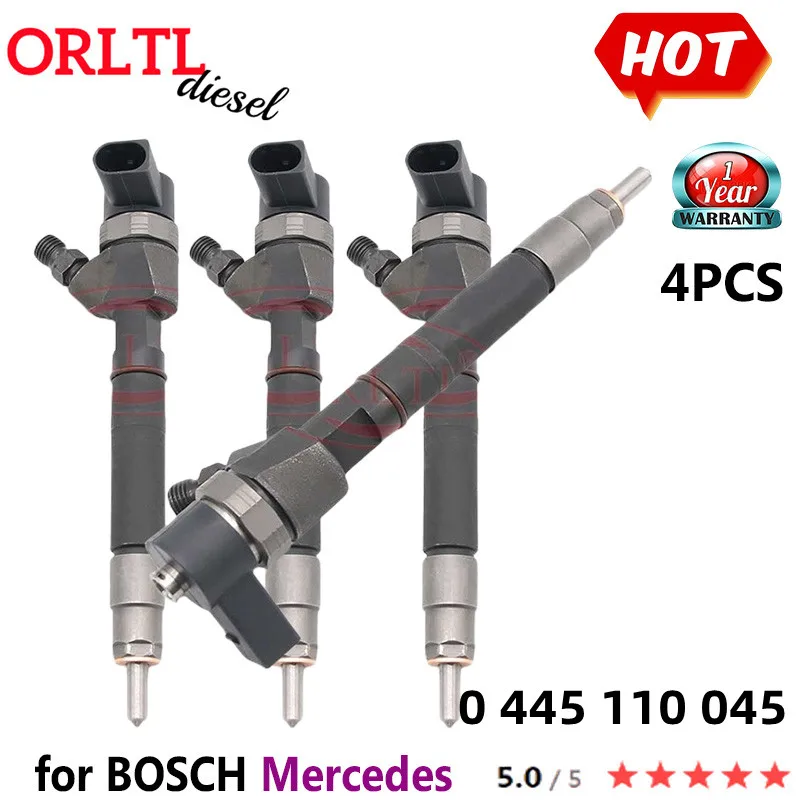

ORLTL 0445110045 6280700287 A6280700287 0 445 110 045 A6280700187 6280700187 Genuine Fuel Injector 4PCS For Mercedes Benz