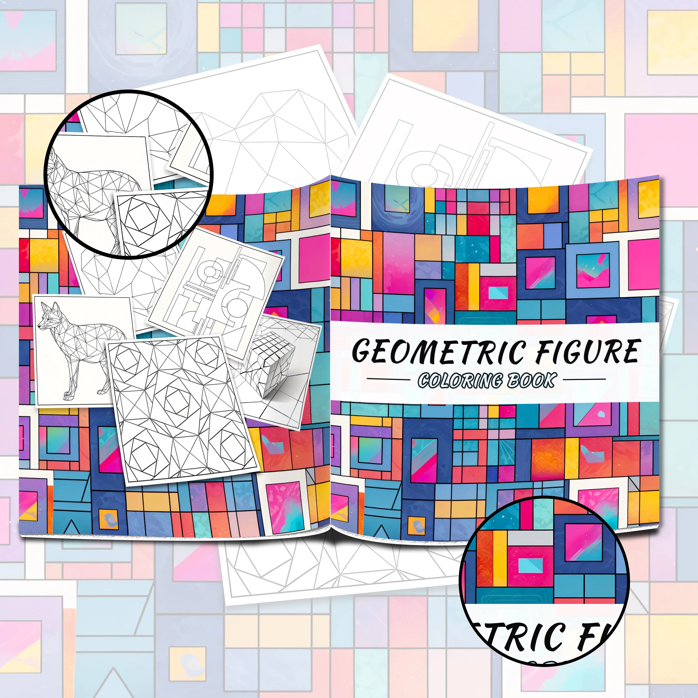 Creative Geometric Coloring Book for Adults - Minimalist Designs to Inspire Artistry and Ignite Imagination 5