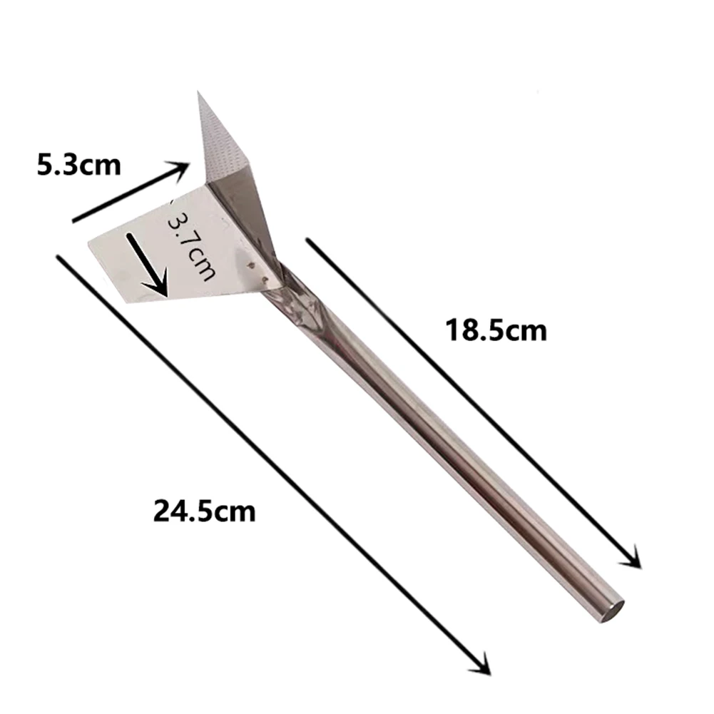 Outdoor Corner Trowel bricklaying trowel drywall spatula Stainless Steel Garden Metal Handle 90 Degree Drywall Hand Tool 1pc