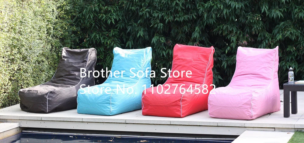 Pool Side Beanbag Sofa Outdoor Waterproof Sleeping Bean Bag Chair 110CM long