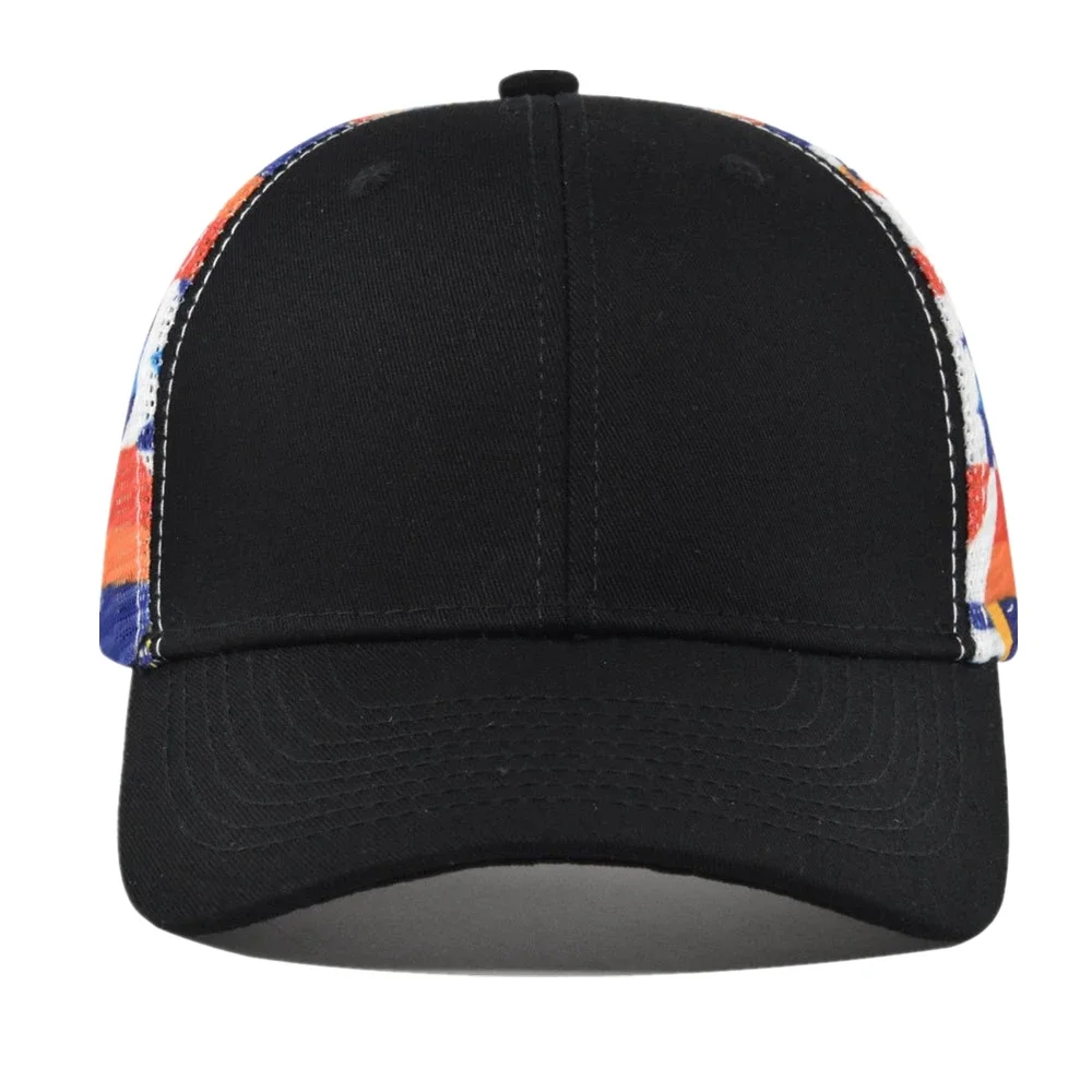 Hot Sale Unisex Mesh Cap Casual Color Cotton Baseball Cap Adjustable Summer Trucker Hats For Women Men