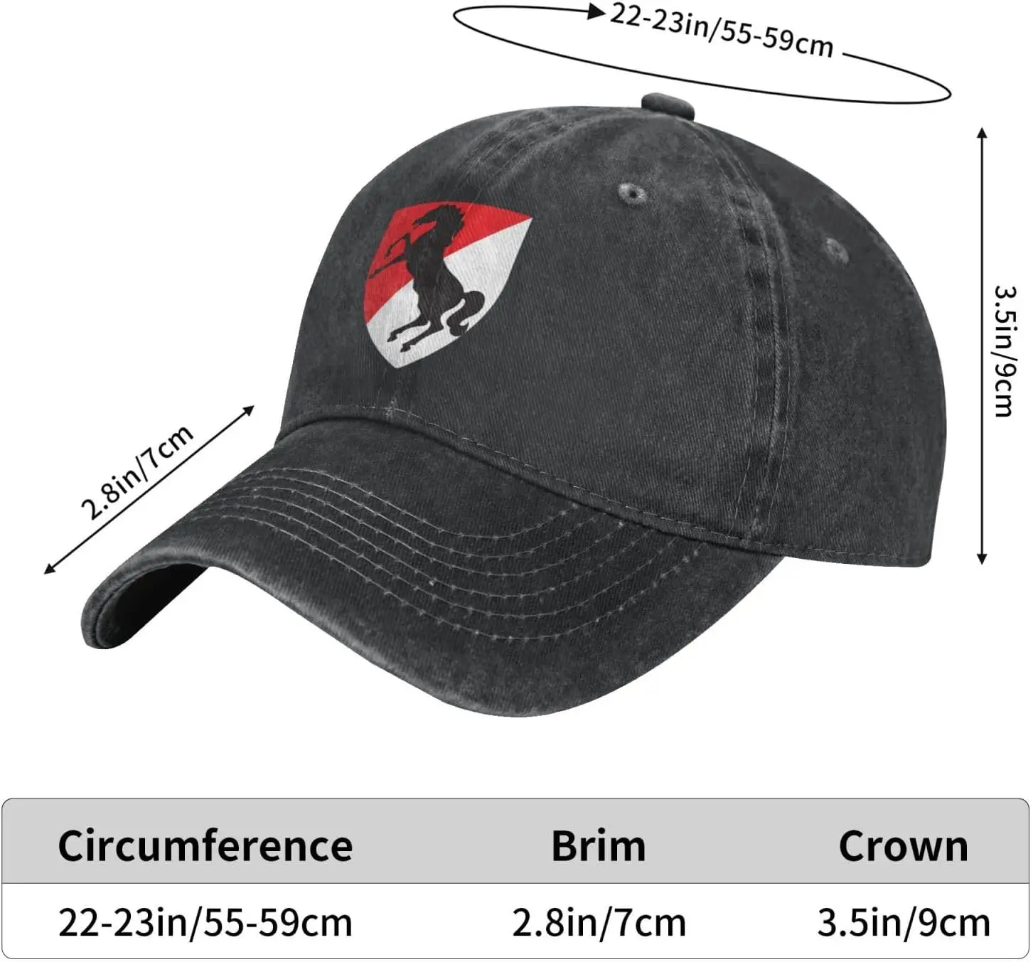 Custom Embroidered Hat US ARMY 11TH ARMORED
