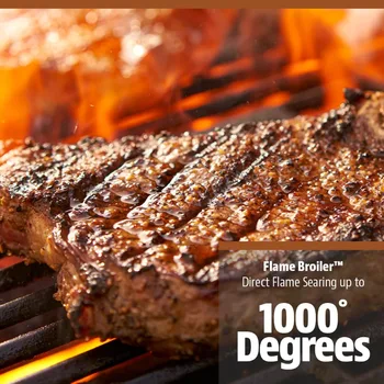 Pit Boss Lexington 500 Sq in Wood Fired Pellet Grill and Smoker – Onyx Series 5