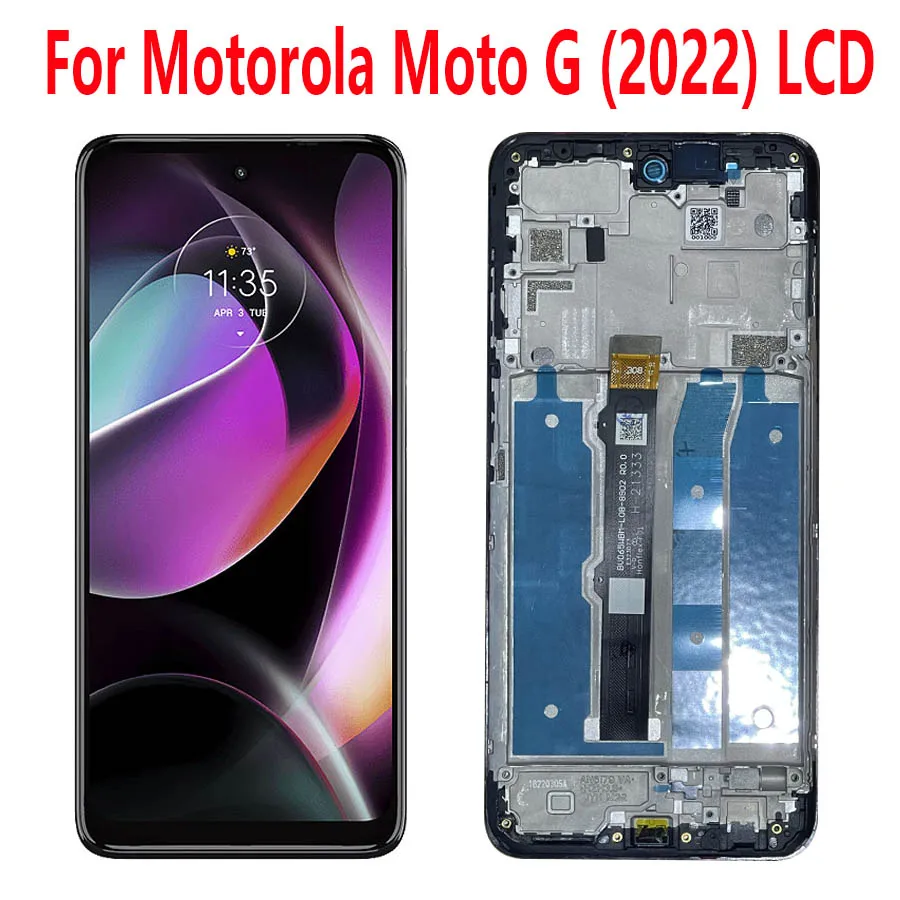 

6,5 "Оригинальный ЖК-дисплей для Motorola Moto G (2022), сенсорный экран, панель, дигитайзер в сборе, запасные части для Moto G 2022 LCD