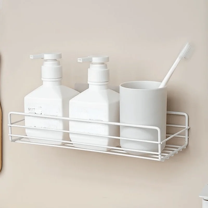 Rustproof Traceless Adhesive Shower Caddy and Bathroom Organizer