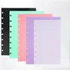 A5 Notebook Cover Diary Removable Spare Plastic Shell Mushroom Hole Notebooks Cover Binding Stationery Supplies 2