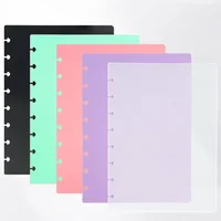 A5 Notebook Cover Diary Removable Spare Plastic Shell Mushroom Hole Notebooks Cover Binding Stationery Supplies 2