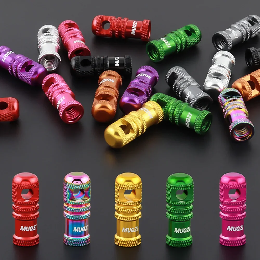 2/4Pcs Presta Valve Cap with Valve Core Removal Function Bike Tubeless Tire Valve Stem Cap MTB Accessories