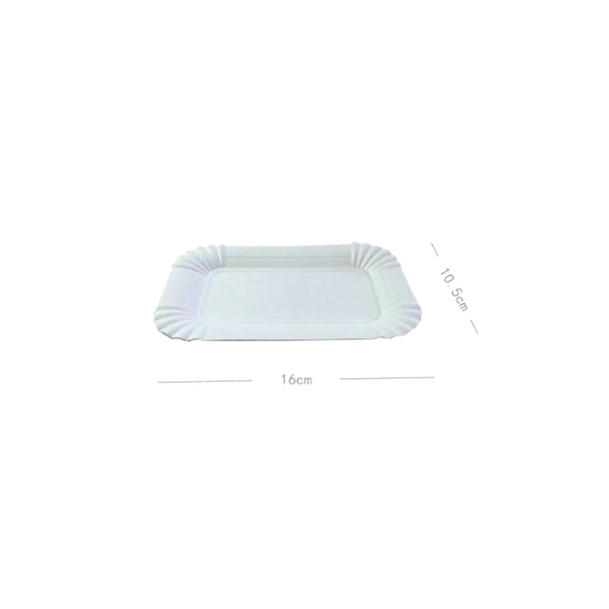 100pcs/LOT Disposable Tableware Cake Paper Plate Birthday Paper Plates Cutlery Tray DIY Craft Trays White Foam