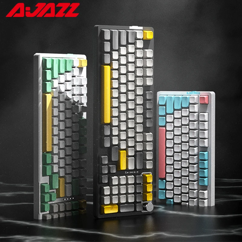 AJAZZAK966RGBHotswappableKeyboards96KeysMechanicalKeyboard