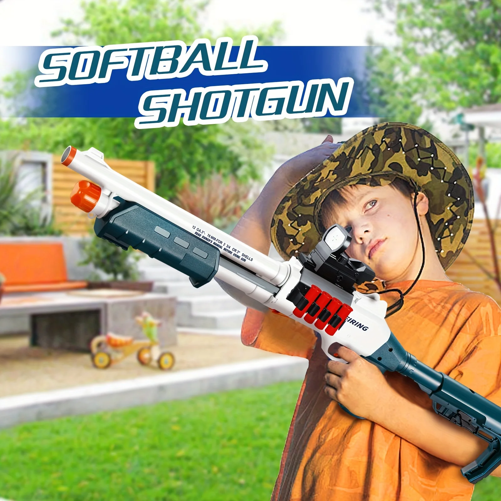 Toy gun model foam gun (31 inch) soft bullet shotgun 4