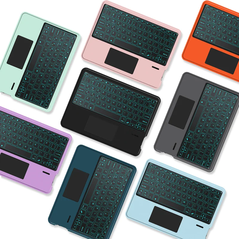 Keyboard Touchpad Backlight Wireless Bluetooth for iPad Samsung Lenovo Xiaomi Surface Laptop Tablet Phone ios Android Win