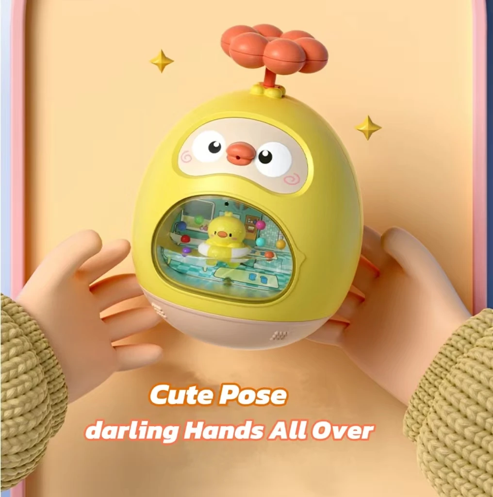 Baby Bath Toy Amphibious Cute Fun Spray Water Tumbler Toy Water Bathtub Pool Beach Kids Baby Toys 12 Months Bathing Bathroom — view 2