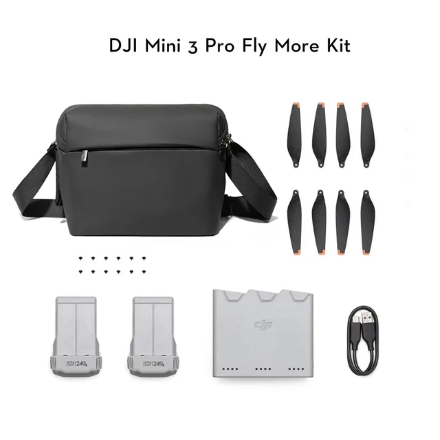 DJI Mini 3 Pro Fly More Kit includes two Intelligent Flight 
