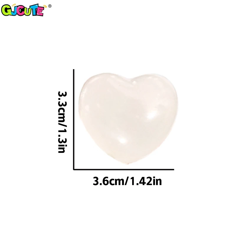 1Pc Changing Color Heart Squeeze Toy Sequins Love Fidget Toys Stress Reliever Squishy Pinch Kneading Toy Kid Party Favor 6