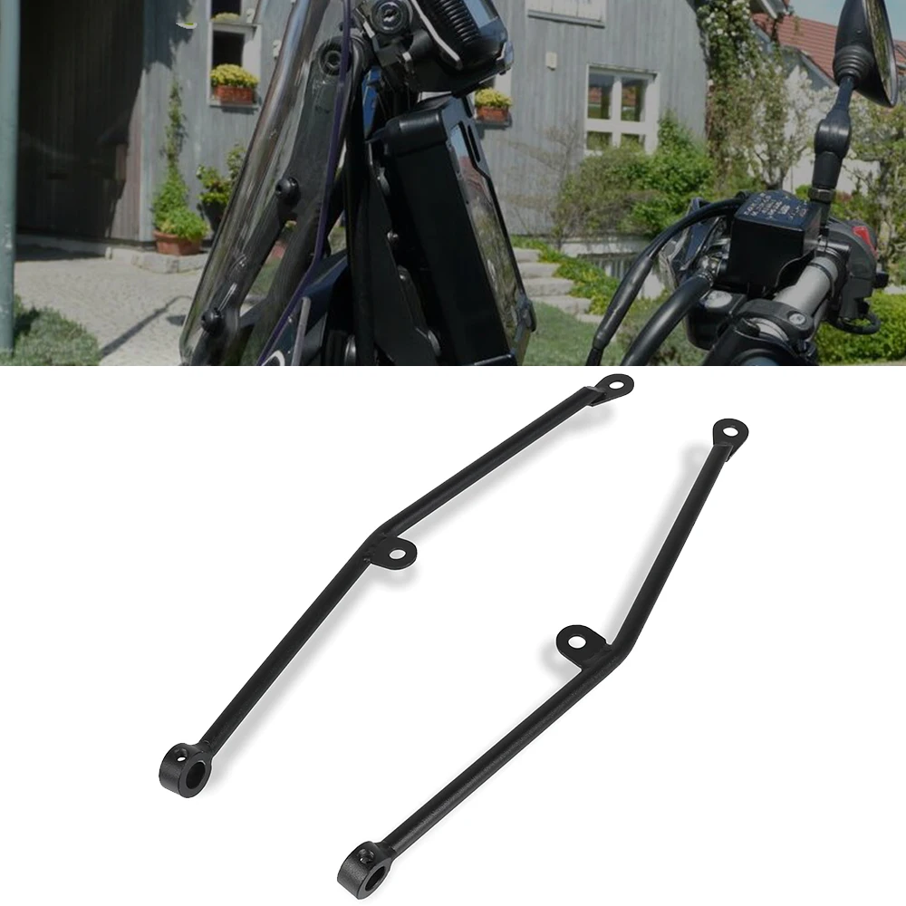

Tenere 700 Anti Bobble Head installed bracket for Yamaha T7 Tenere700 2017 2018 2019 avigation anti vibration bracket