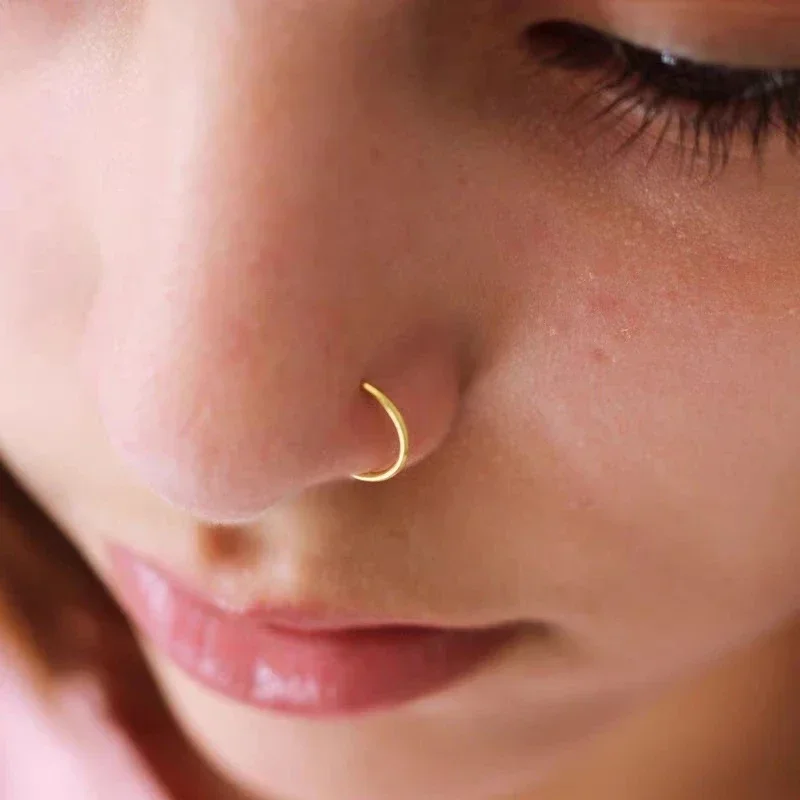 Anneaux de piercing de septum antarctique, cerceaux ClUNICEF, anneaux de segment articulé, piercing Helix, bijoux de corps unisexes, 10 pièces, 5 pièces