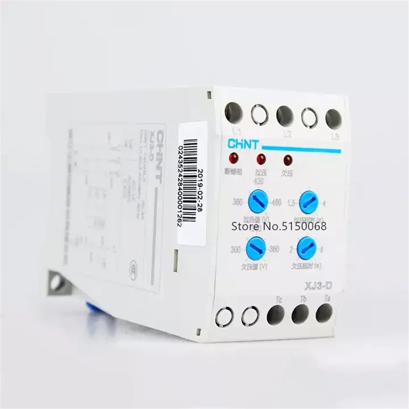 Chint Xj3-d Xj3-g Ac380v Falha Fase e Fase Sequência Proteção Relé Original