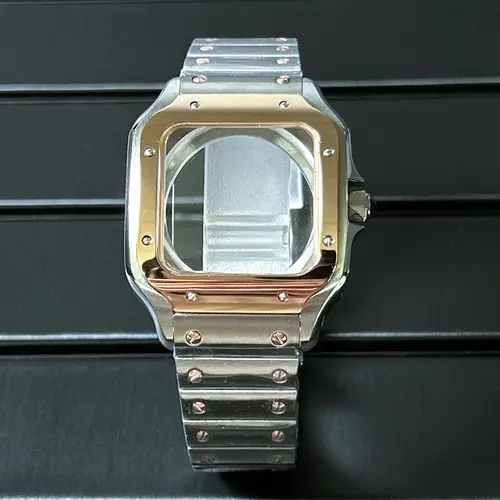 38mm Square Watch Case 316L Steel Strap Watch Repair Modification No Logo 27mm Dial for Sandoz NH36 NH35 NH70 Automatic Movement - Image 10