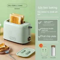 Bear Automatic Bread Maker with Sandwich Heating Function, Compact Toaster for Breakfast, Small Size Toast Sandwich Maker 220V 2