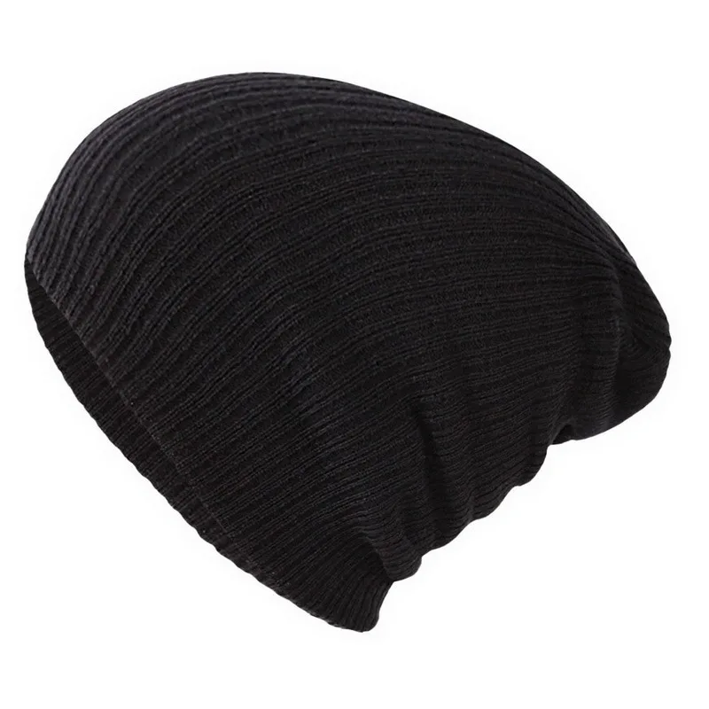 Nya stickade mössor Vintermössor för män Kvinnor Varm enfärgad mössa Mjuk ylle Virkad Unisex Take Cold Cap Beanie_voghion.com