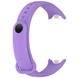 Silicone Sport Watch Strap - Durable Wristband Bracelet - Mi Band 8 9 10 (PURPLE)
