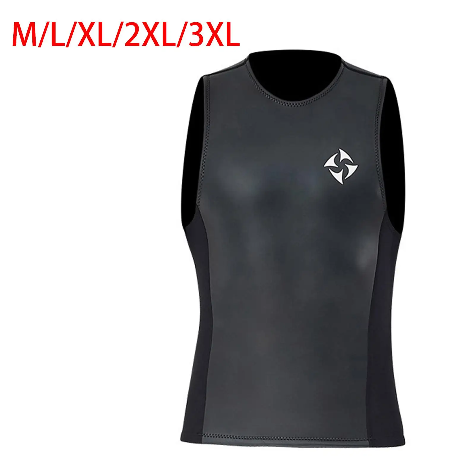 2MM Neoprene Wetsuit Vest Jacket Sleeveless Warm Wetsuits Top Mens for Cold Water Diving Surfing