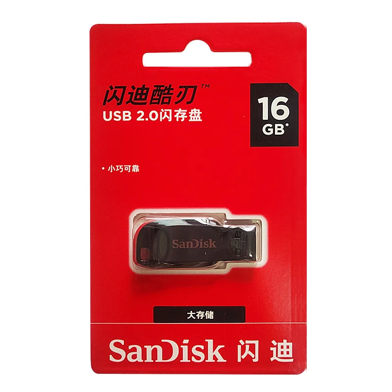 Original SanDisk 64GB USB Flash Drive 32GB USB Disk 16GB USB2.0 Mini Pen Drive Pendrive Memory Stick U Disk for computer usb flash drive flash drive