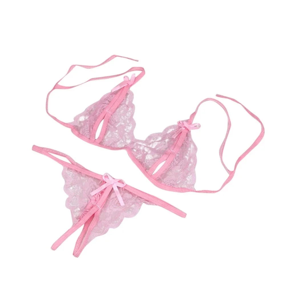 Sexy Women Lingerie Lace Underwear Sleepwear Set