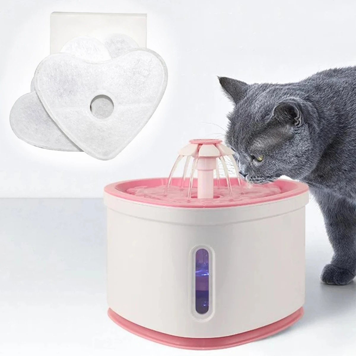Filtre de rechange à charbon actif pour fontaine à eau pour chat, alimentation automatique pour