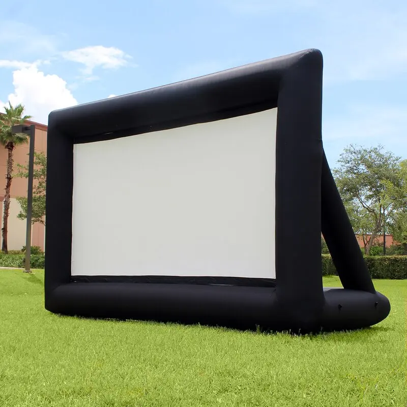 16ft 20ft 24ft Inflatable Projector Movies Screen for Home Movies TV Shows Videos Playing Games Etc 2