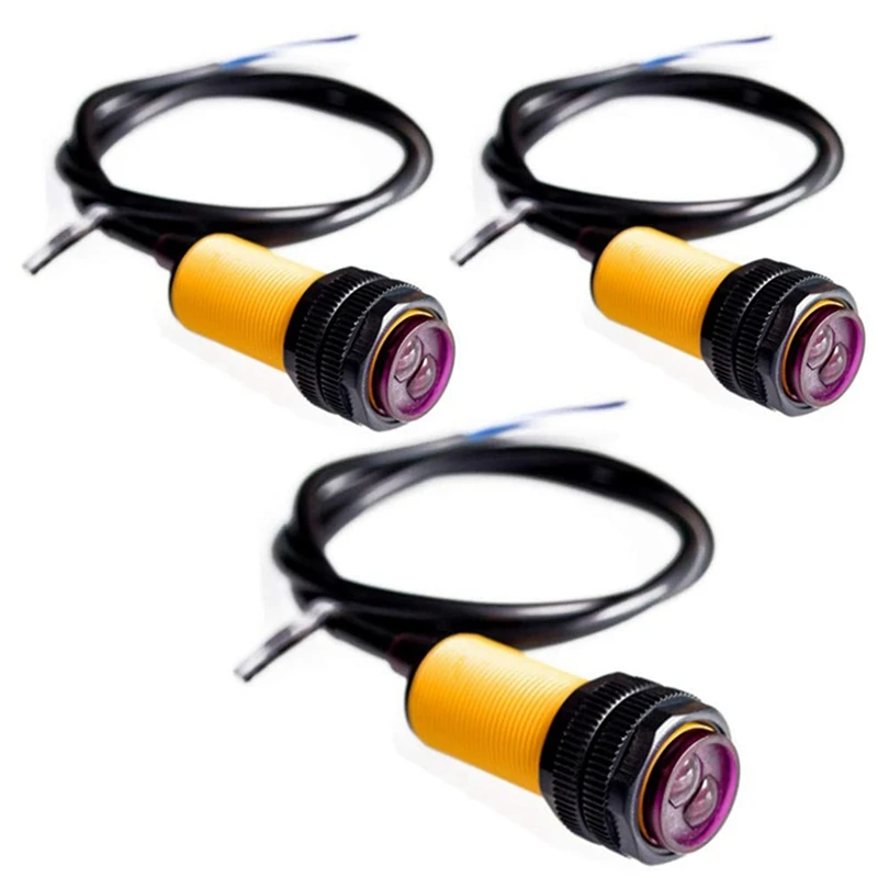 3 Pcs E18-D80NK 적외선 광전 스위치 장애물 회피 센서 모듈 로봇 자동차-ABFB와 호환 가능
