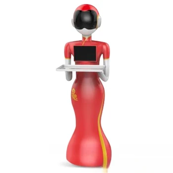 Cameriere robot per la consegna di cibo intelligente Distribuzione completamente automatica Articoli per la consegna Servire hotel Ristoranti