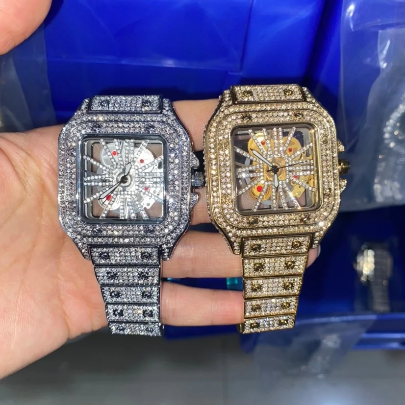 メンズ腕時計,高級ブランド,自動,スケルトン - AliExpress