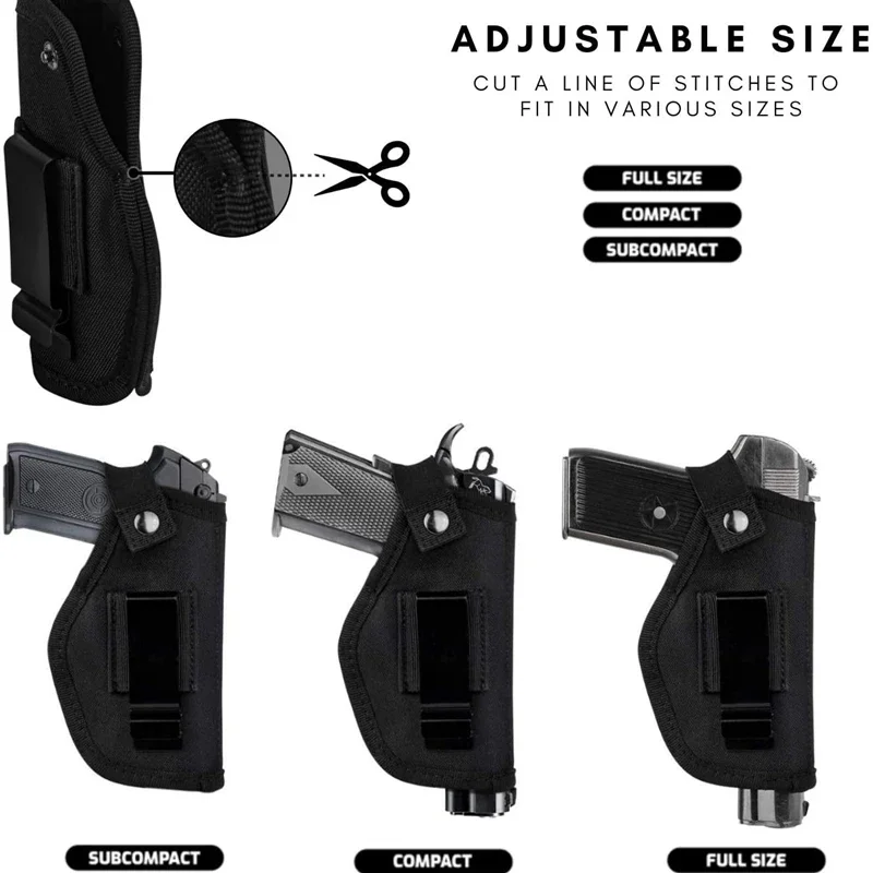 Universal IWB/OWB Concealed Carry Holster - Ambidextrous Design