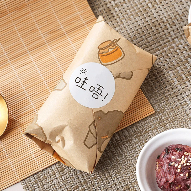 50PCS Oil-Proof Wax Paper Wrapping Sheets 18×18cm / 22×22cm Square Disposable Grease-Re... - SKU OPWP1531 - UGI Packaging