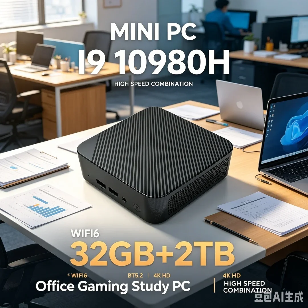 휴대용 미니 PC 인텔 코어 N150 32GB 램 1-2TB SSD 4K WiFi6 BT5.2 학습용 사무용 컴퓨터