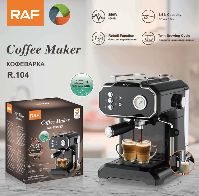 Drip Coffee Machine 4 Cups Small Coffee Maker Pot for Home and Office -  AliExpress
