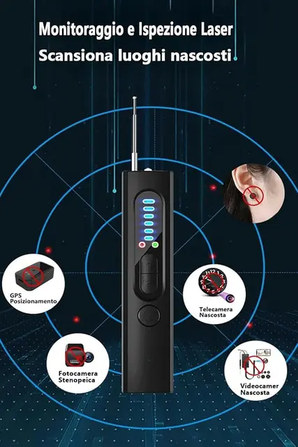 Hidden Camera Detector Anti-Spy Car Multifunctional Hotel Infrared GPS Tracker Listening Device Gadget Security Protection 4