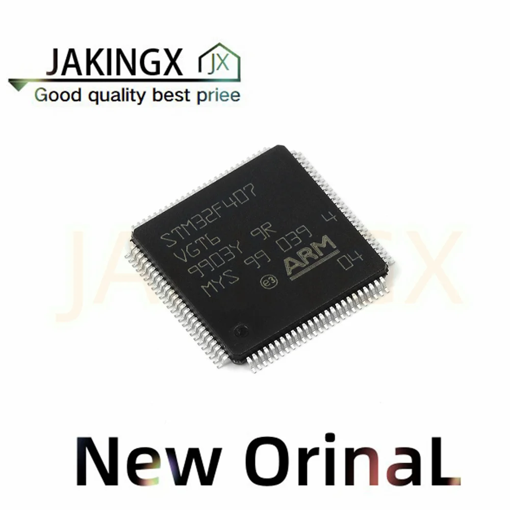 

1-100Pcs New Original STM32F407VGT6 STM32F407 1MB 1.8V~3.6V ARM Cortex-M4 192KB 168MHz FLASH 82 LQFP-100(14x14) Microcontroller