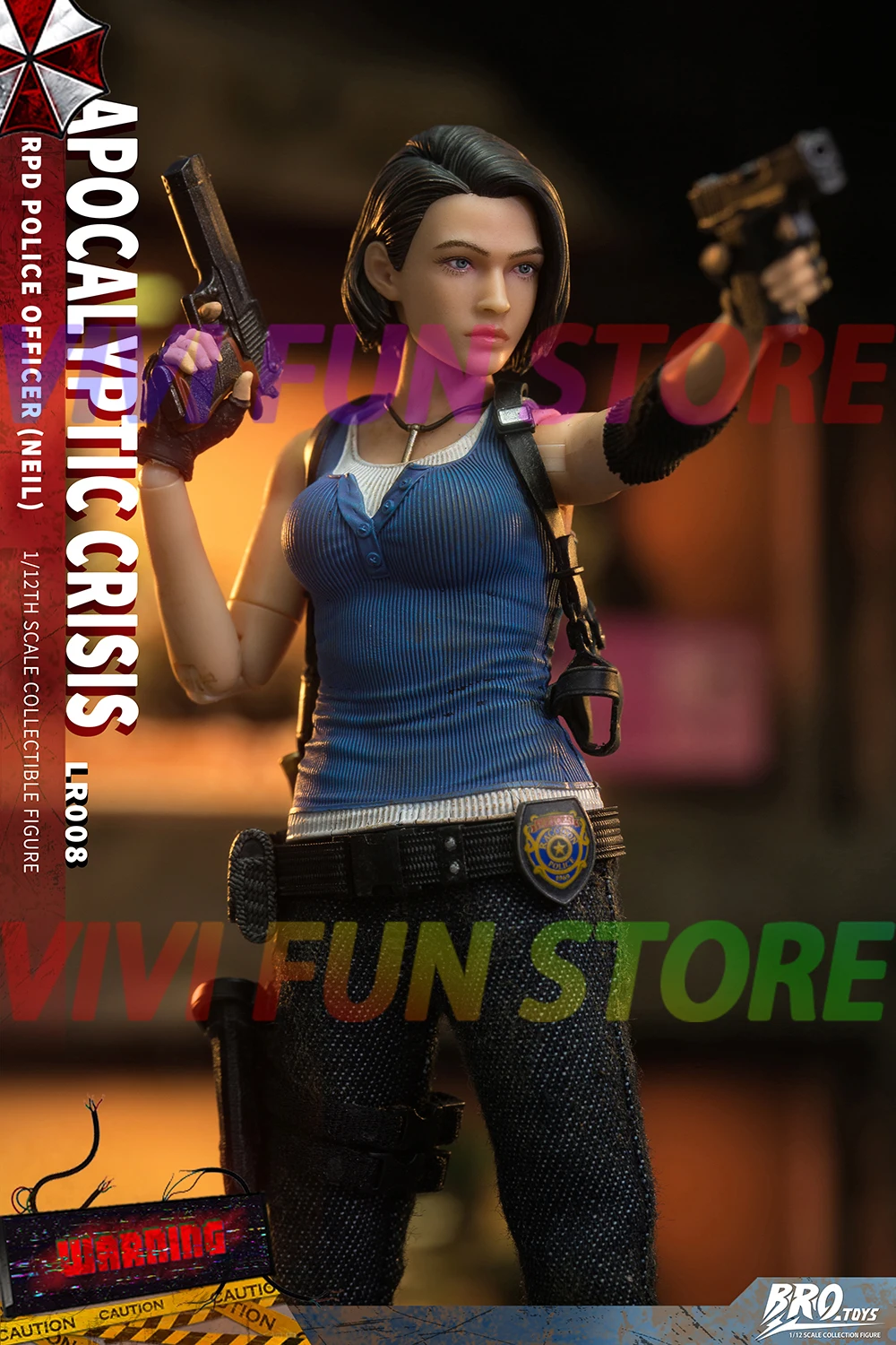 In Stock BROTOYS LR008 Jill Valentine Movable Model Toys