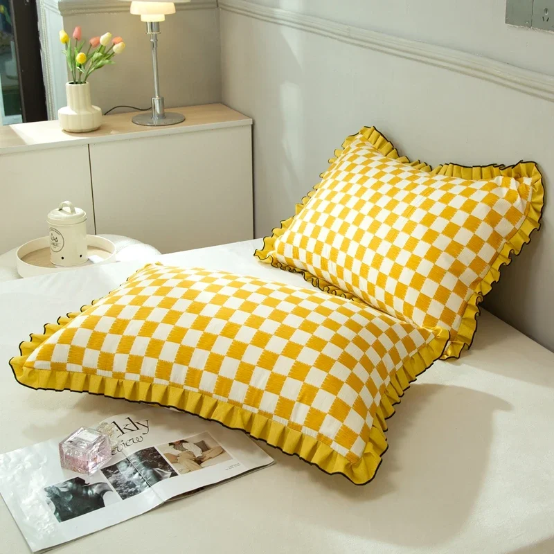 

Pillow Cover Bedroom Pillowcase Bed Bedding Pillow Covers Adult Flowers Home Decor Cushions Covers Size 48x74cm / 19x29Inch 1pc