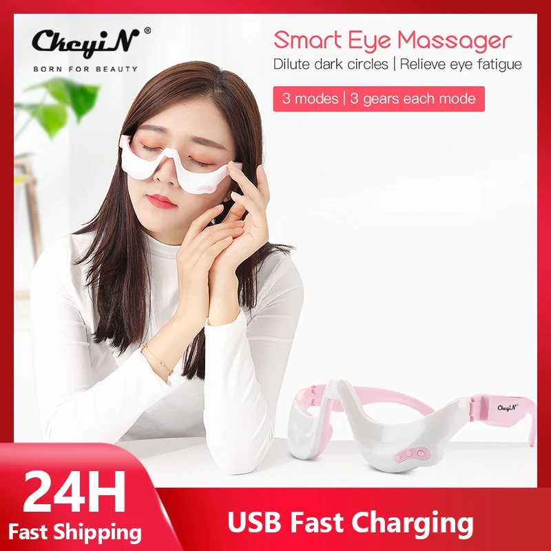 Electric Eye Massager Vibration Eye Massage Tool Eyes Fatigue Relief